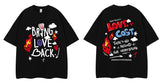 Bring love back (Love Cost Tee)wide fit  ,great quality tee